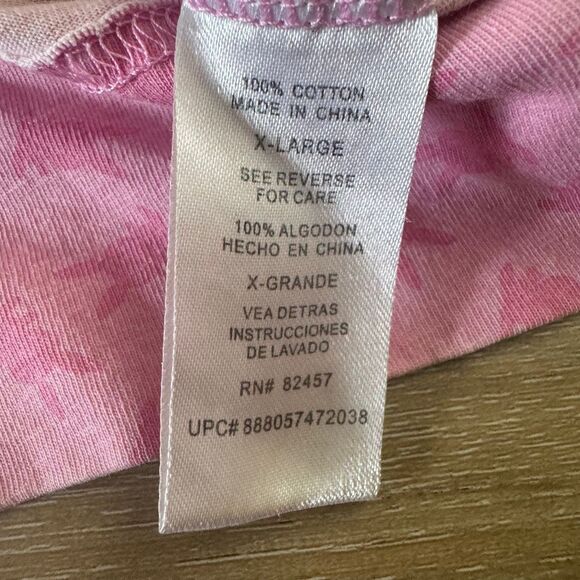 Happy Bunny Wake Me When The Boring Stops Pink Shirt Size XL Scene Emo Goth Y2K - Picture 5 of 6